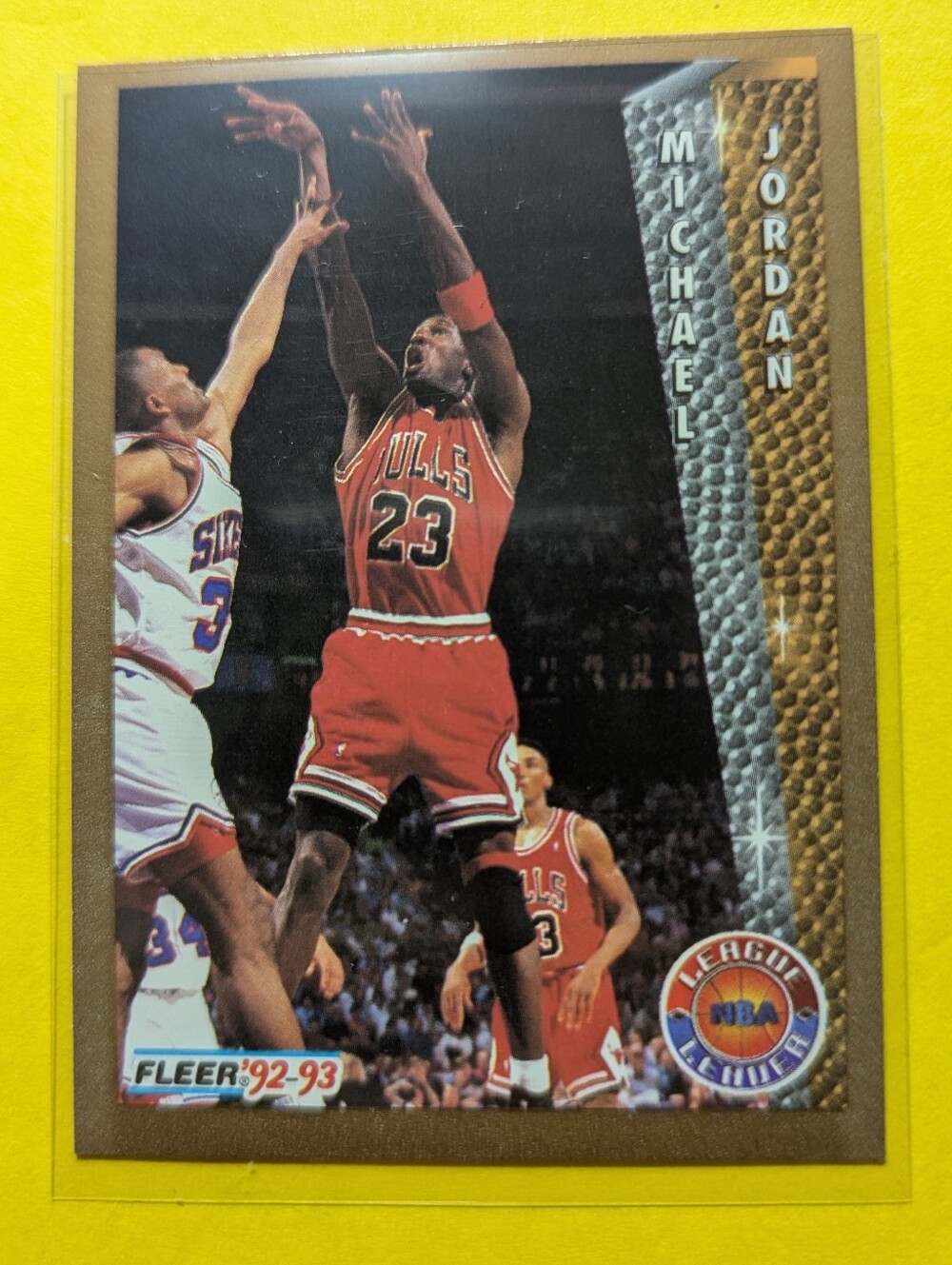Fleer 92-93 Michael Jordan League Leader “Another World” #238 Chicago Bulls New
